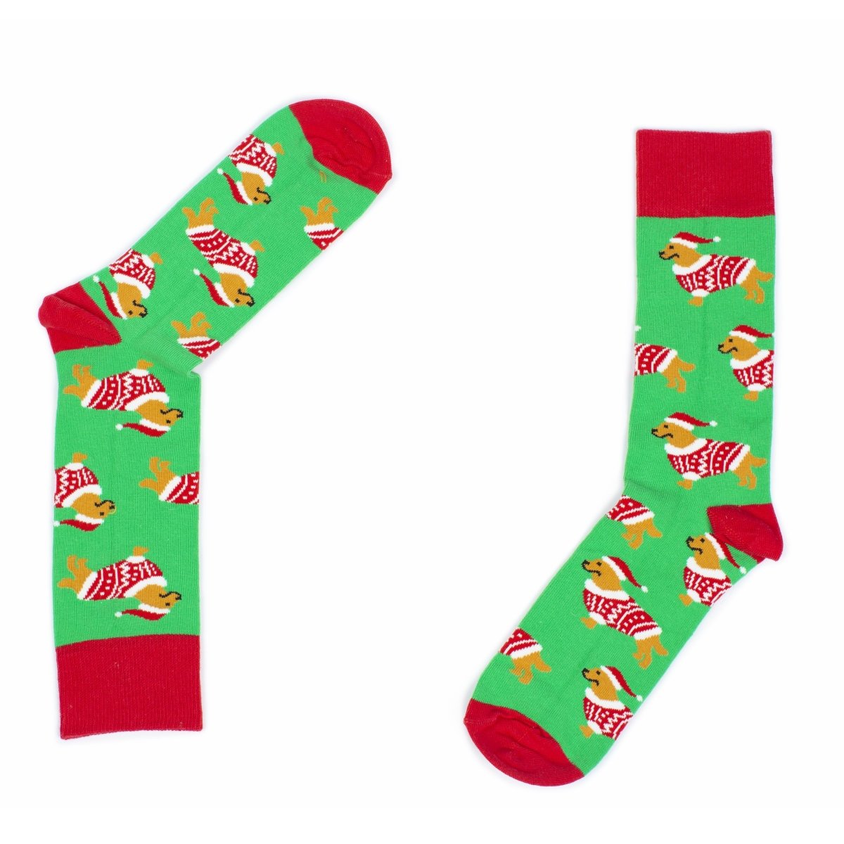 Christmas Goldens Socks - Holiday Collection - SOCK DOGGO