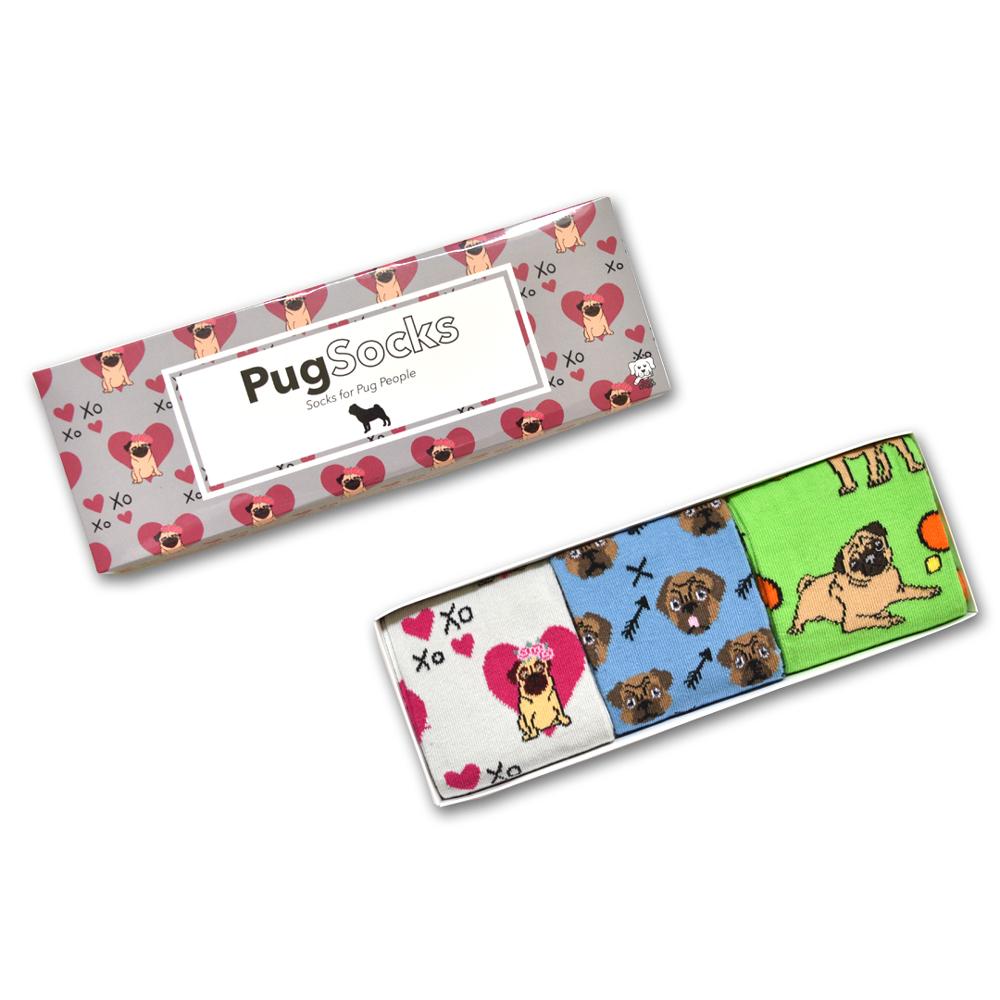 Playful Pug Gift Box - SOCK DOGGO
