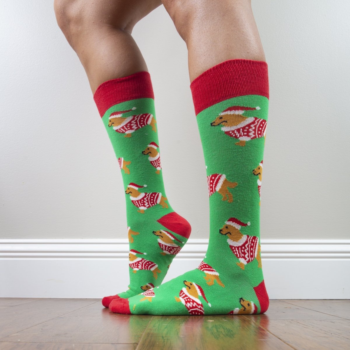 Christmas Goldens Socks - Holiday Collection - SOCK DOGGO