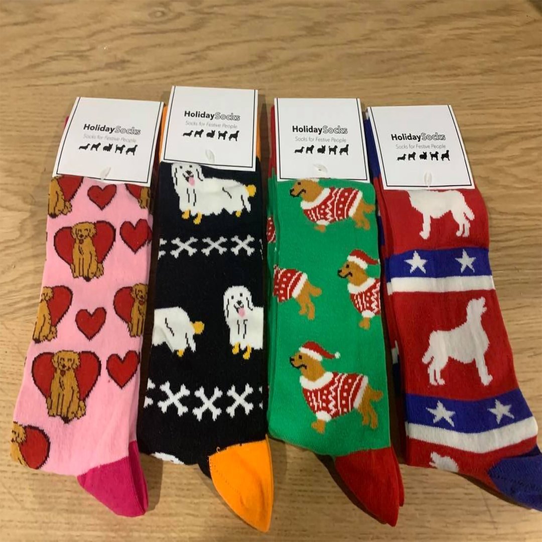 Golden Retriever - Holiday Collection Box - SOCK DOGGO