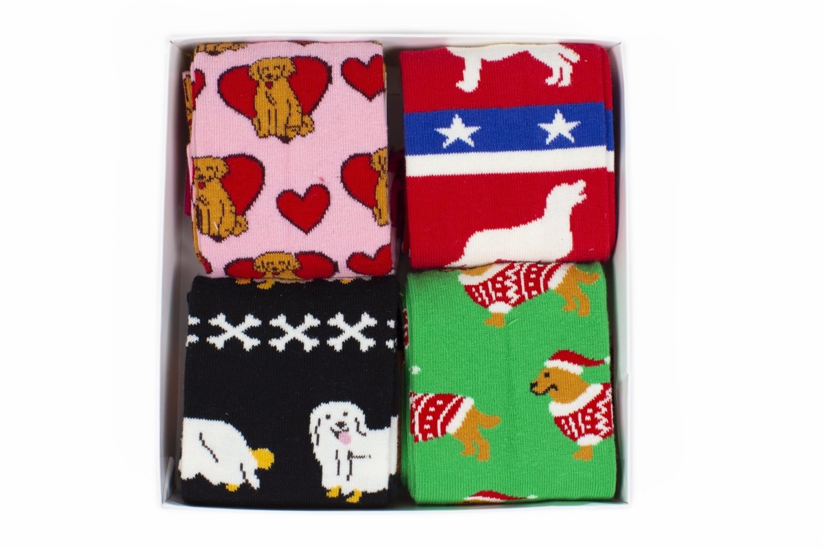Golden Retriever - Holiday Collection Box - SOCK DOGGO