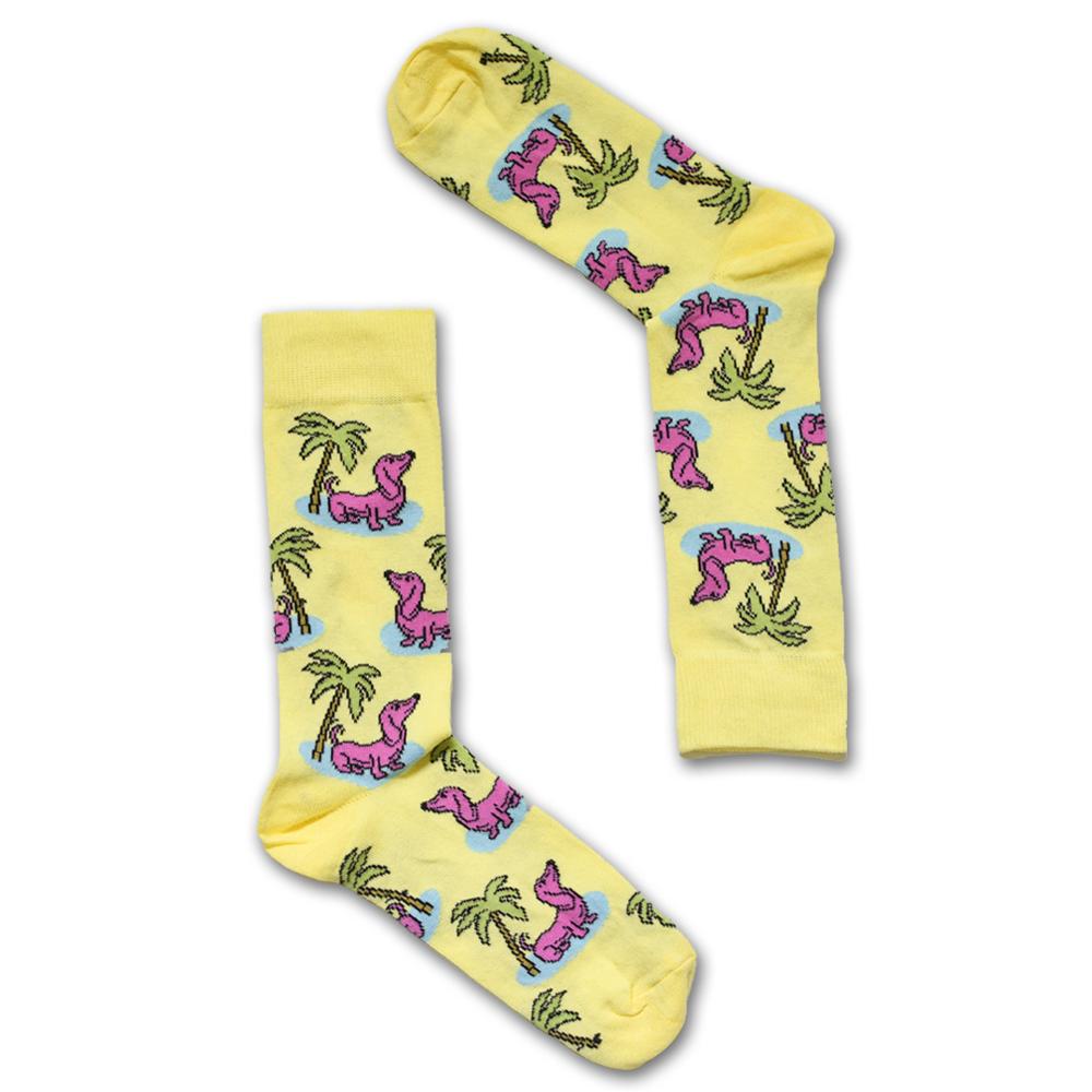 Palm Dox - Doxie Socks x bean goods - SOCK DOGGO