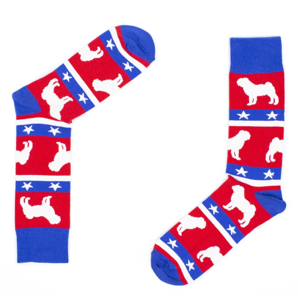 Patriotic Pug Socks - Holiday Collection - SOCK DOGGO