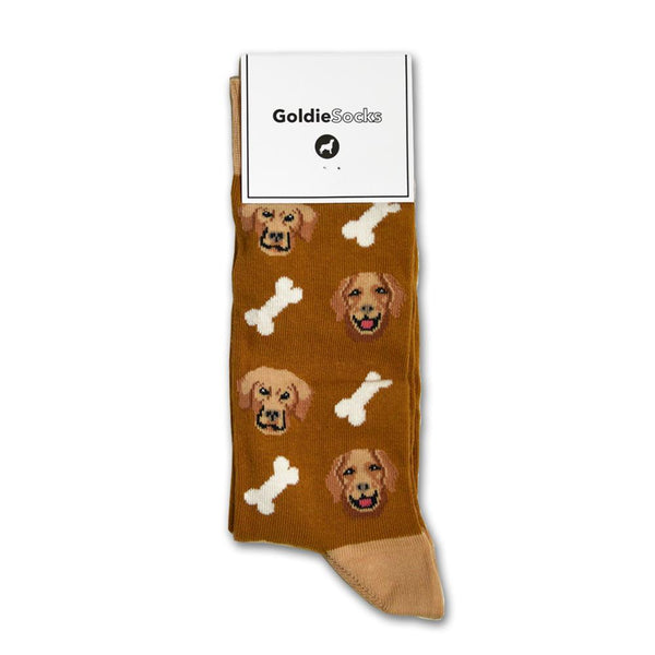 golden retriever dress socks Play Day | Great Golden Socks - Sock Doggo navy blue draped dress Size (US):6.5 Mens / 7.5 Womens Fetch compliments with this What do you wear