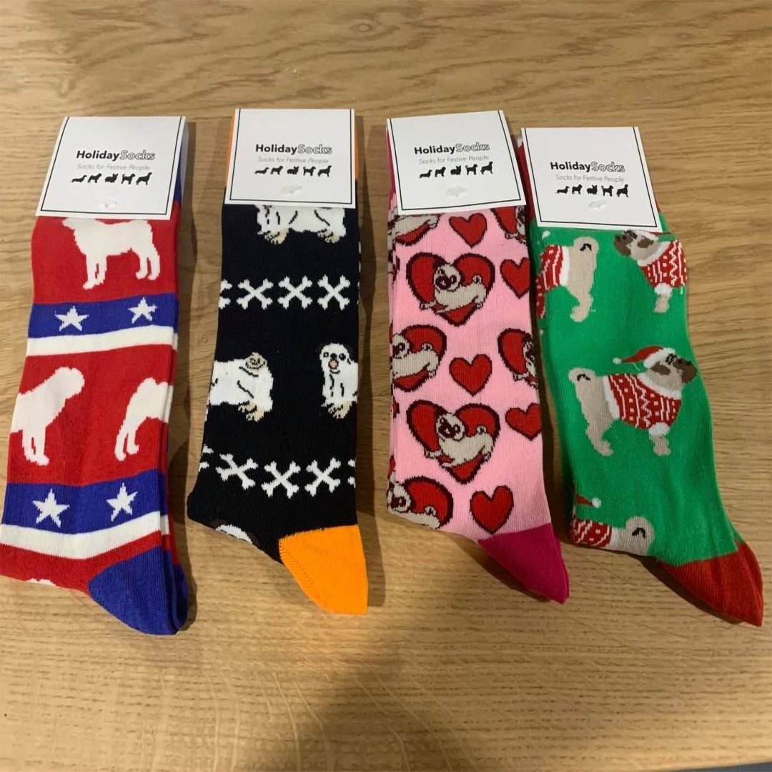 Pug - Holiday Collection Box - SOCK DOGGO