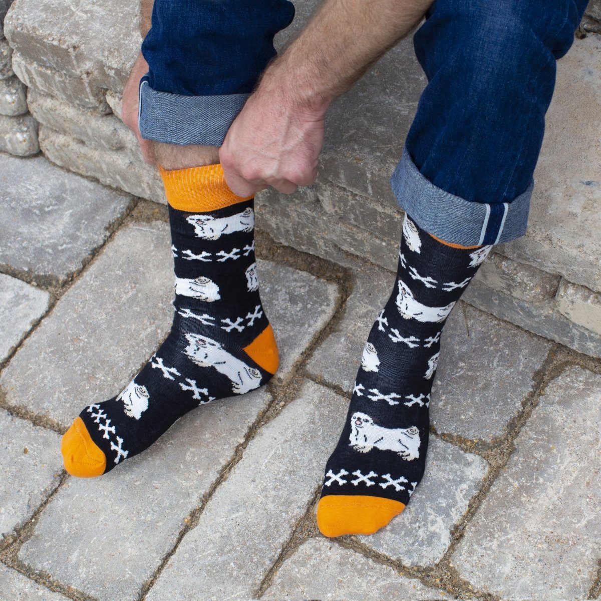 Pug - Holiday Collection Box - SOCK DOGGO