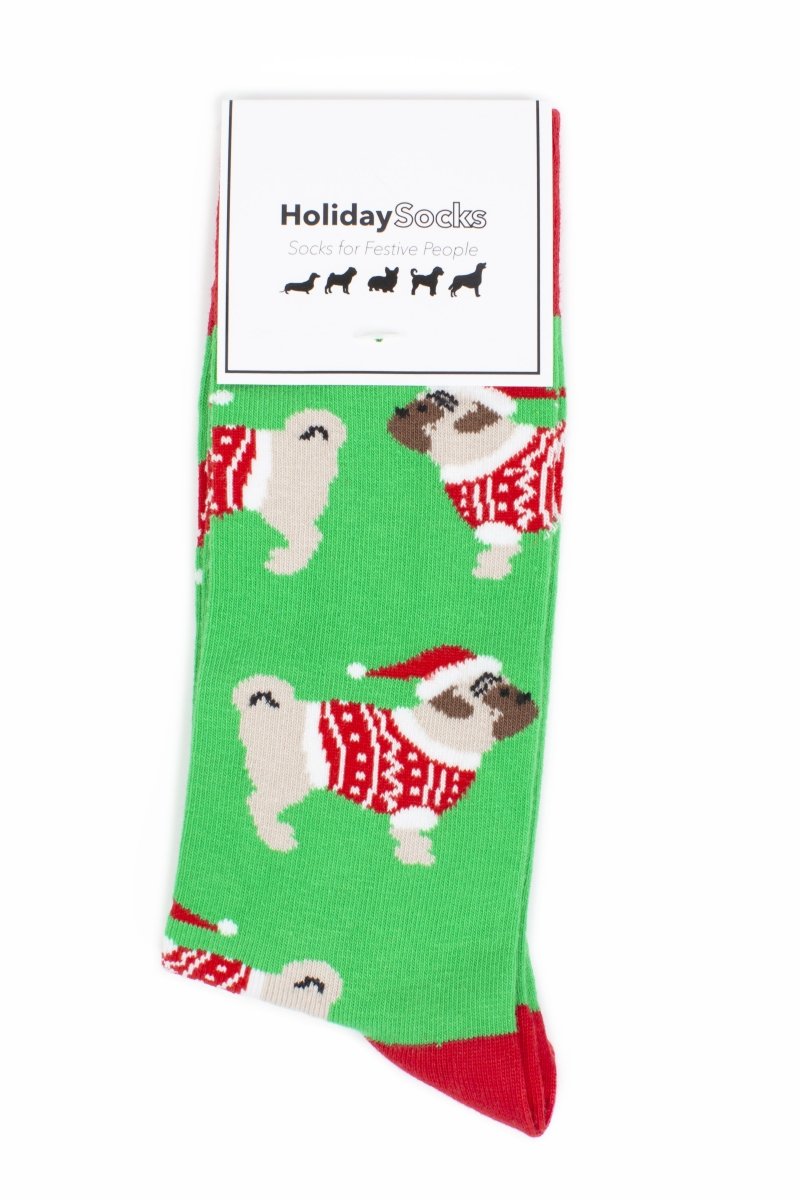 Pug - Holiday Collection Box - SOCK DOGGO