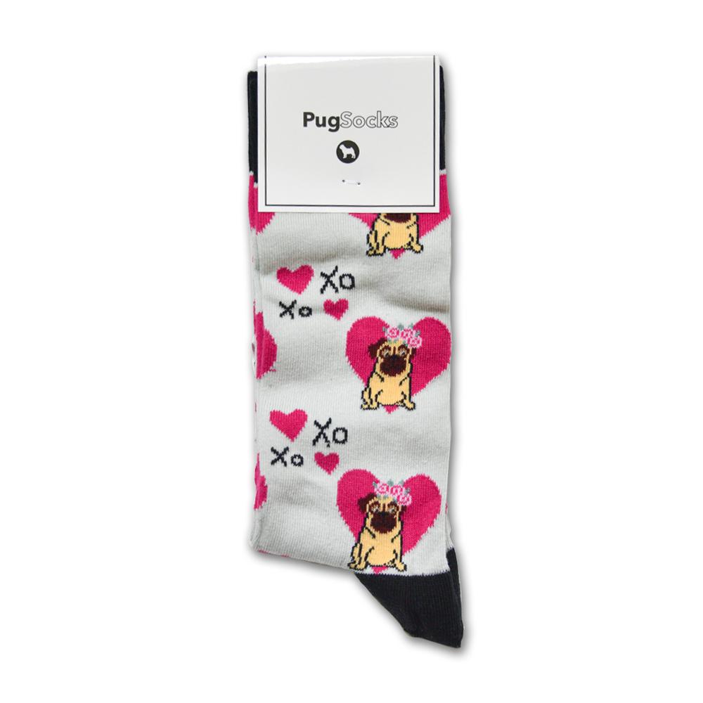 Pug Love - Playful Pug Socks - SOCK DOGGO