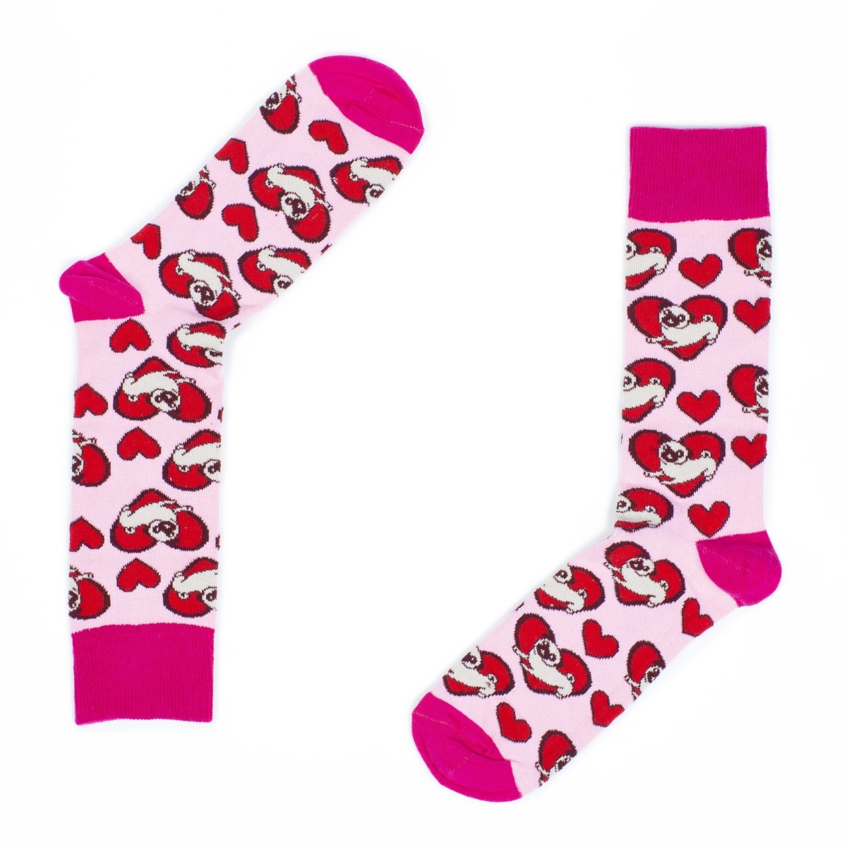 Valentine's Day Pug Socks - Holiday Collection - SOCK DOGGO