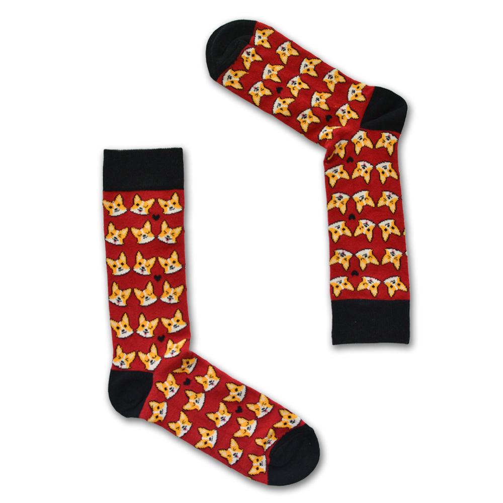 Warm n' Cozy - Cute Corgi Socks - SOCK DOGGO